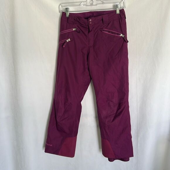 Marmot Kids Snowboarding Pants Size Large Ski Snow Girls Winter Plum Purple - Picture 1 of 9
